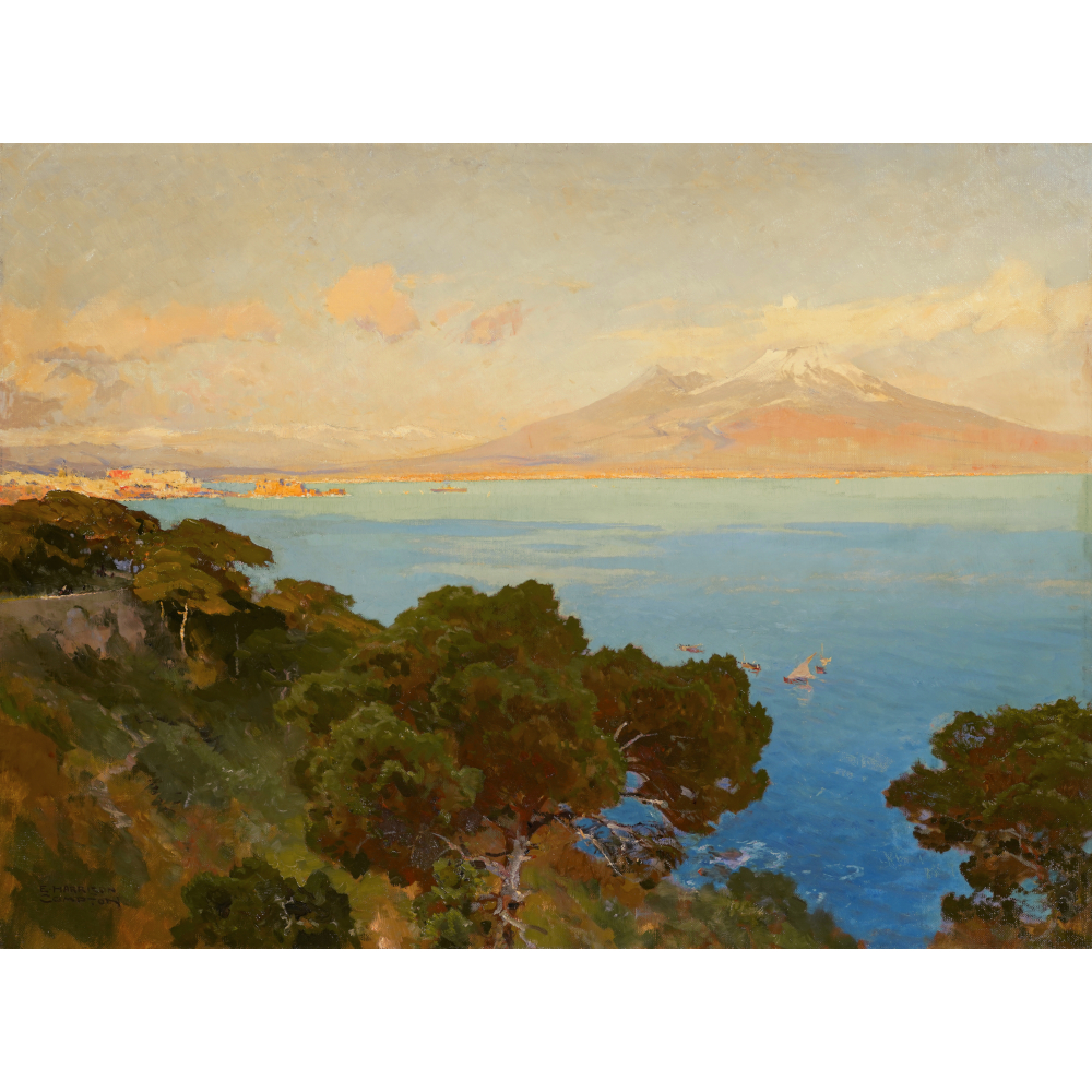 Edward Harrison Compton: Neapel mit Vesuv