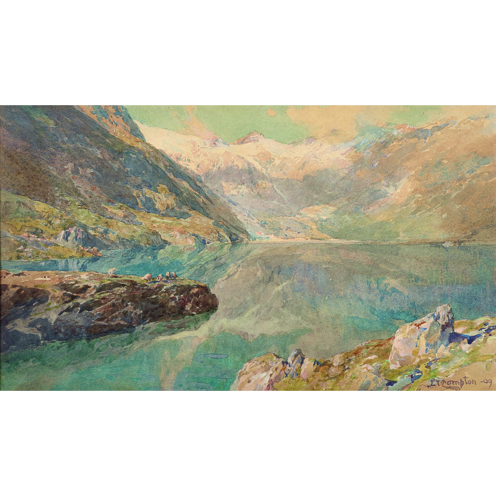 Edward Theodore Compton: Lago Luasendro, St. Gotthard
