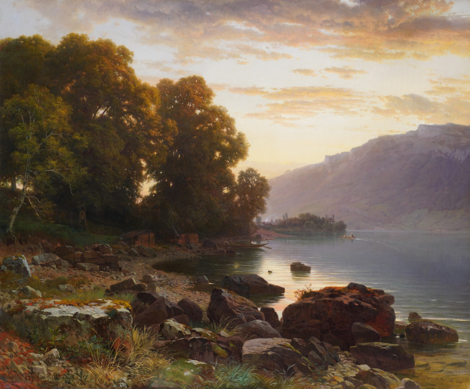 Johann Gottfried Steffan Iseltwald am Brienzersee Joe Amberg