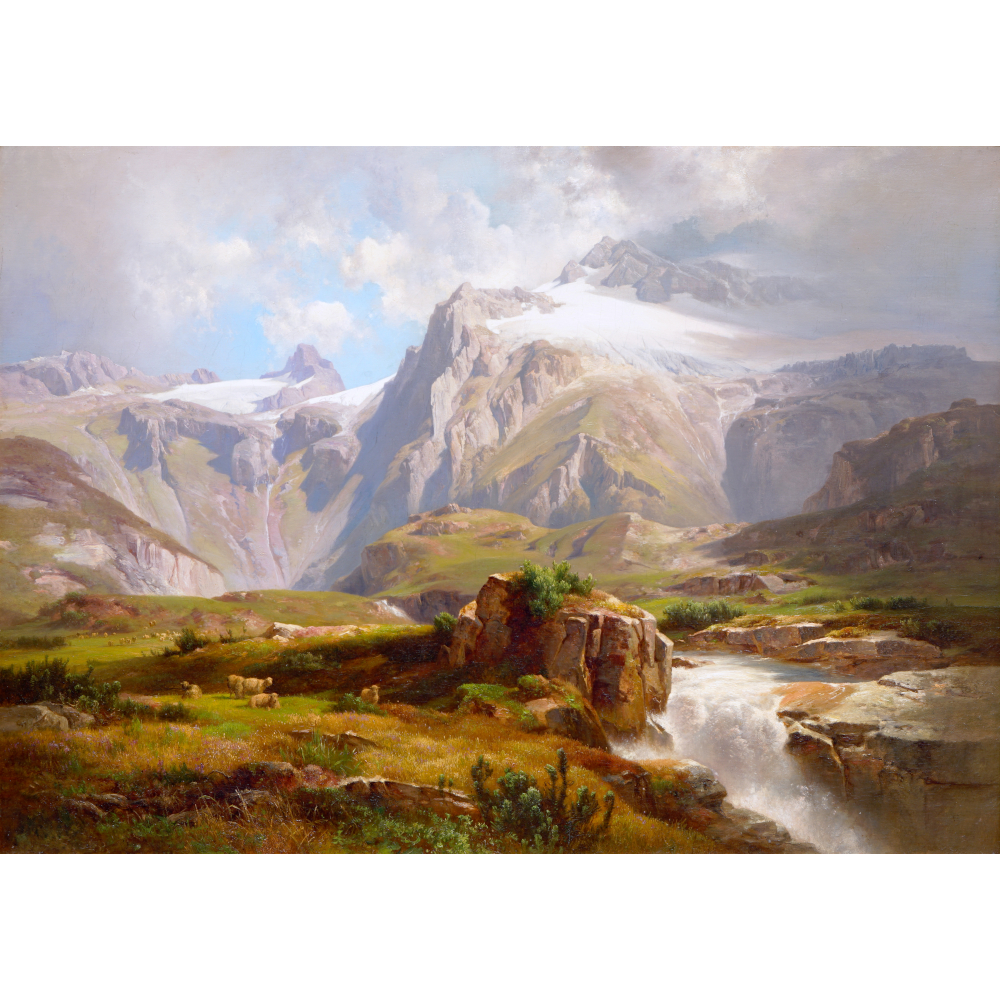 Anton Hansch: Berglandschaft
